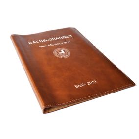 Hardcoverbindung A4 (bis 130 Blatt) Lederlook softcover